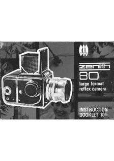Zenith 80 manual. Camera Instructions.